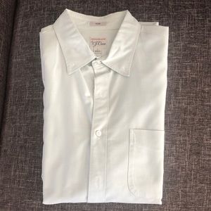 Green Men's Slim Fit American Pima Cotton Oxford